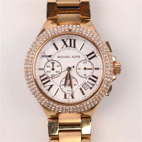 michael kors watch mk7104|Oversized Camille Red.